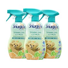 스너글 스파클링 시트러스 더블 소프트 섬유탈취제 본품, 470ml, 3개