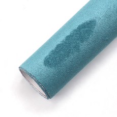 원단 스웨이드 접착식 벨벳 인조가죽 가구 자동차 수리 패치 공예용, 공작새 블루 20x30cm