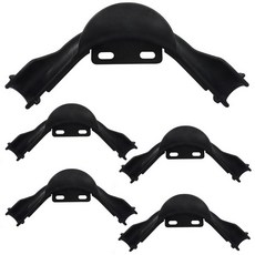 BokWin 5 Pack 1 Inch Plastic Polymer PEX Pipe 90-Degree Bend Support，Elbow Tubing Support with Mou