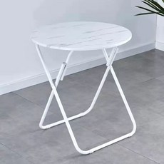 접이식 다이닝 식탁 테이블 휴대용 원형탁자, I. 살구, I. 살구