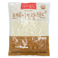 [MDS] 샐러드미인 포테이토샐러드(감자샐러드) 1kg(냉장)_치즈왕자, 1kg, 3개