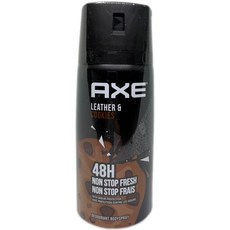 AXE 皮革與餅乾香 體香噴霧 48H 持續清新, 1個, 150ml