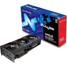 사파이어 AMD 라데온 RX 7070 XT 게이밍 그래픽 카드 16GB GDDR6 11348-03-20G 관부가세포함