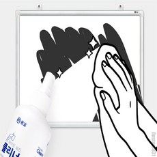일상발견 보드클리너 보드세정제 칠판세정액 화이트보드마카자국말끔제거크리너 칠판클리너, 100ml