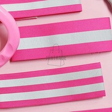 빛반사 안전 발목밴드 안대 각반 핑크 팔토시 안전대