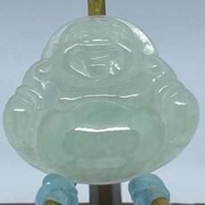 翡翠佛公玉雕 寓意吉祥如意 平安順遂