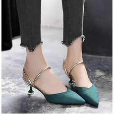 여성 봄 여름 가을 슬리퍼 샌들 스틸레토 투웨이 샌들 3CM 5CM A25092313