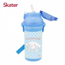 新款上市 Skater銀離子吸管(480ml)PSB5TR 代購, 1個, 吸管式-大耳狗Ribbon