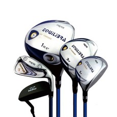 【海夫健康生活館】MEGA GOLF BLUE EQ 男款套桿碳布超輕桿 高爾夫球桿組, 1個, 藍