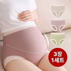 데일로엔 여성 모달 심리스 하이웨스트 노라인 임산부 팬티 3P 세트