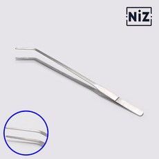 니즈홈 수족관관리 굴곡형 어항핀셋 27cm 수초심기도구 수초정리 수조 관리 장식 수족관핀셋, 수초핀셋-곡선형27cm