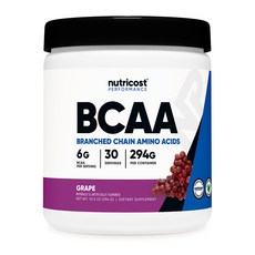 BCAA 파우더 30회분 포도맛 1병, 300g, 1개
