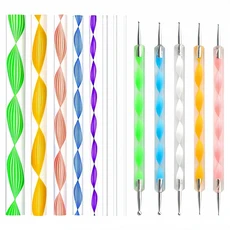 만다라 도구 13pcs/8pcs/5pcs diy 낙서 꾸밈 드로잉 스틱 템플릿 드릴 펜 조합, 02 Chroma 1set