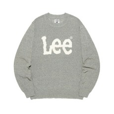 브랜드정품 리 LEE 빅 트위치 로고 컬러 믹스 니트 라이트 그린 362494