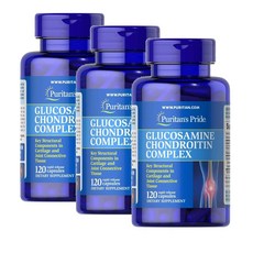퓨리탄스프라이드 글루코사민 콘드로이틴 컴플렉스 캡슐 Puritans Pride Glucosamine Chondroitin Complex, 3개