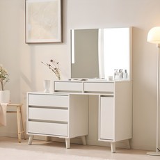 파로마 이즈 플루토 확장형 화장대, 화이트