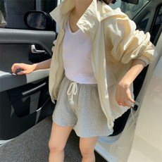 웬디 [브리치] / 스트링 허리 조임 에어컨 바람막이 JK11685