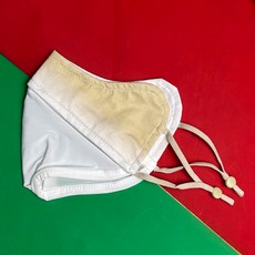 冰絲防曬口罩女 防紫外線漸變高顔值透氣遮臉護眼角夏季麵罩 冰感降溫親膚透氣 UPF50高效防曬可水洗, 1個, 護眼角【漸變黃】短