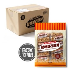 참깨보리과자 320g 10봉 (1박스) 고소달콤 간식 바삭 스낵, 10개