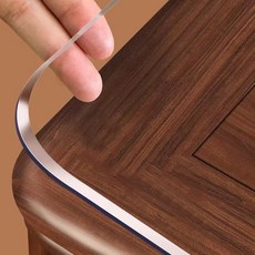 시스슈 방수 내유성 투명매트 PVC 홈 다용도 투명 식탁매트 2-3mm, 80*140cm, 1개, 투명