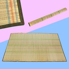 마켓그리드 야생초 돗자리 중형 시원한여름매트