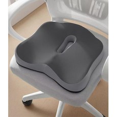 엉덩이 꼬리뼈 안아픈 고밀도 메모리폼 방석 경감 골반교정방석 기능성방석 허리통증 자세 완화