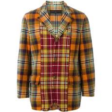 꼼 데 가르송 중고 타탄 체크 블레이저