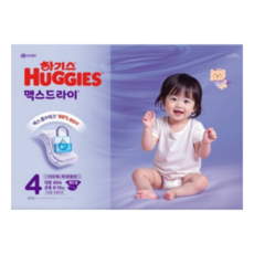 하기스 맥스드라이 뉴 공용 점보 밴드형, 4단계, 180매
