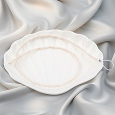 담수진주 구슬 못난이 양식 진주알 핵 천연진주 반지 팔찌 목걸이 만들기 DIY, 둥근양식진주2.8mm(1줄)