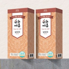 [본사직영] 쉬는여유 보이차 생분해 삼각티백 15티백, 20개, 15개입, 1g