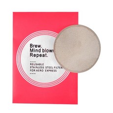 에어로프레스 에스프레소 커피 메이커용 교체 필터 캡 스테인리스 스틸 디스크 메탈 울트라 필터 주방 도구 액세서리, 1개, 2) Filter Only