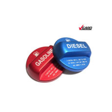 자동차 주유캡 혼유방지 커버 튜닝 가솔린 레드 용품 주유구캡, 1개, 디젤