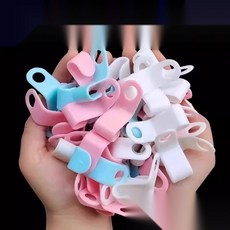 스탠드 옷걸이 행거 2단 철제 옷걸이 이동식 옷장 행거, 1. 10개 랜덤