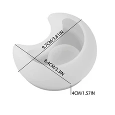 DIY 에폭시 실리콘 레진 몰드 러브 문 스타 캔들 홀더 장식품 콘크리트 시멘트, 01 China Mainland