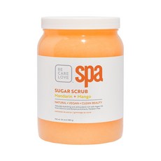 BCL SPA 晶糖絲柔去角質霜, 1個, 柑橘+芒果系列,16oz
