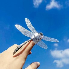 3D 입체 퍼즐 성인용 DIY 조립 모델 금속 모형 교육용 수제 장난감 나무조립 목공놀이 핸드메이드 해부학적 디자인 디오라마 스타일 완구, 1개, BC_잠자리+등대+파리의 탑