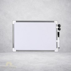 화이트보드 세트 양면 35x50cm 자석2 펜 포함 알림판 게시판 1세트