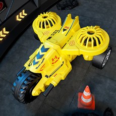 兒童慣性特技飛機 仿真戰鬥機 聲光玩具 3嵗以上男孩禮物, HC-871【黃色】慣性特技飛機, 1個