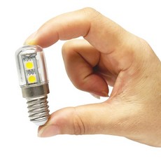T18S LED 전구 소형 나사 AC 110V 화이트 따뜻한 조명 냉장고 재봉틀 E12, [01] 웜 화이트, [05] E17 110V, 1개