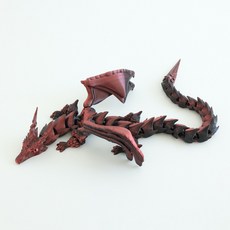 제품공감 3D 프린팅 관절 드래곤 대형 용 피규어, 브론즈