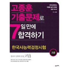 高宗勳歷屆考題韓國史能力鑑定考試(高級)7天內合格, 21 Cbooks