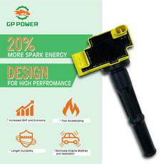 2PCS GP 파워 고에너지 점화 코일 9091902212 UF156 토요타 파세오 1996 1999 테르셀 L4 1.5L용