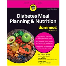 (영문도서) Diabetes Meal Planning & Nutrition for Dummies Paperback, English, 9781394206865