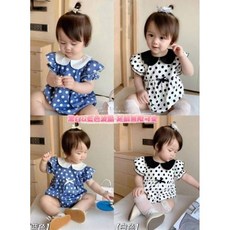 女寶寶 甜美點點包屁衣 春夏款