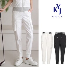 [김영주골프] 봄가을 라인 스판밴드 필드룩 여성 골프 조거팬츠 DOSLSL22