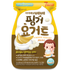 아이배냇 핑거 요거트, 20억 유산균 / 바나나, 20g, 5개