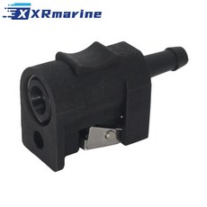 8mm 516 연료 라인 파이프 커넥터 Yamaha Parsun Hidea 선외 모터 엔진 보트 액세서리 여성 호스 어댑터 조인트에 적합, 색상: 1. 검정색, 1개