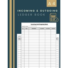 입출금 장부: 회계 장부와 소규모 사업을 위한 대형 간편 장부 수입과 지출을 기록하고 추적할 수 있는 현금 일지.