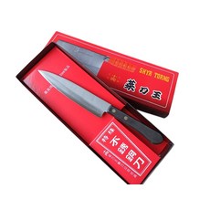 17水里菜刀王JOS五金行 台灣製 V銀 白鐵不銹鋼刀 輕巧鋒利 耐用廚房刀具, 料理水果刀 刻花刀, 1個