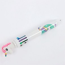 바렛 유니콘 10색볼펜 화이트 유니콘10색볼펜